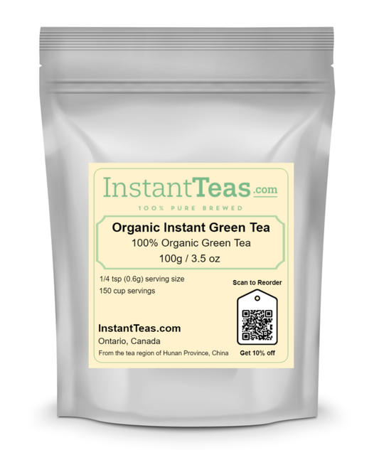 Pure, Potent, and Premium Organic Instant Green Tea
